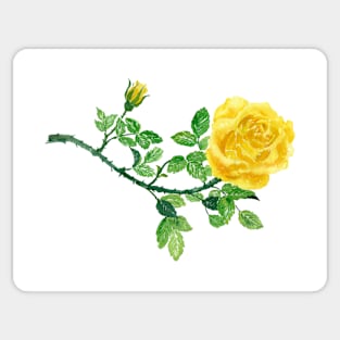 July 21st birthday flower Sticker